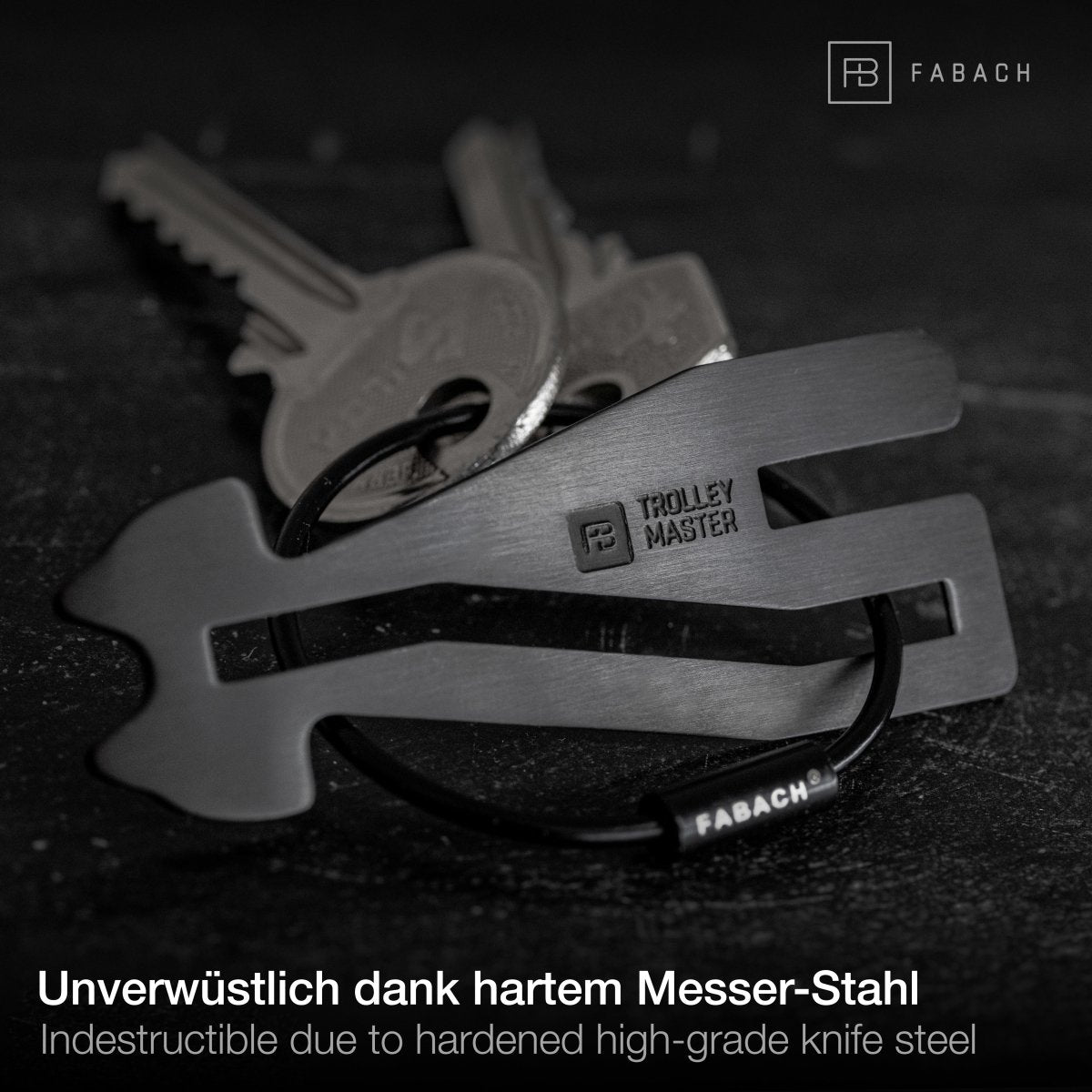 "Trolley Master Stainless Steel Series" - Der erste Einkaufswagenlöser für alle Einkaufswagen - Das Original in Edelstahl