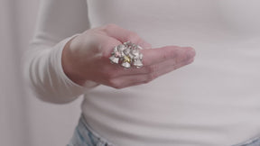 "3 Stars" Schutzengel Schlüsselanhänger - Engel Glücksbringer - Glücksengel mit Kleeblatt, Herz und Stern