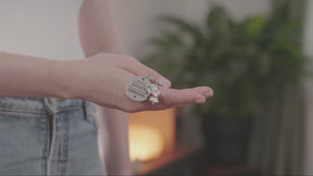 "Beste Freundin" Schutzengel Schlüsselanhänger - Schutzengel Star mit Herz und Gravur Plättchen mit liebevoller Botschaft