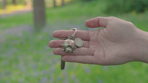 "Glückskäfer" Marienkäfer Schlüsselanhänger "Marie" mit Gravur - Liebevoller Glücksbringer mit Herz